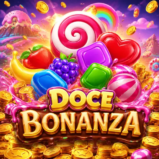 Rodada do Sweet Bonanza com frutas na grade 6x5